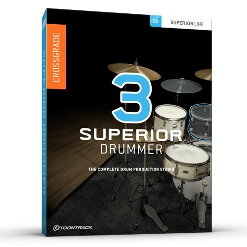 Toontrack Superior Drummer 3 - Crossgrade from EZdrummer